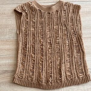 Zara Ribbon Knit Top